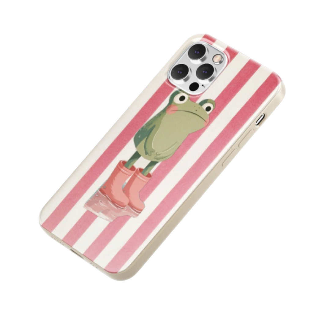 Frog Desenli İçi Kadifeli Telefon Kılıfı N90