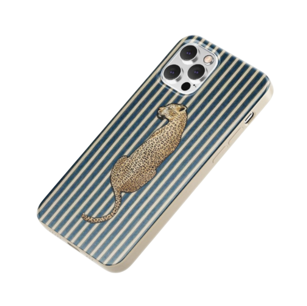 Çita Leopar Desenli İçi Kadifeli Telefon Kılıfı N149