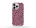 Pembe Leopar Desenli İçi Kadifeli Telefon Kılıfı N158