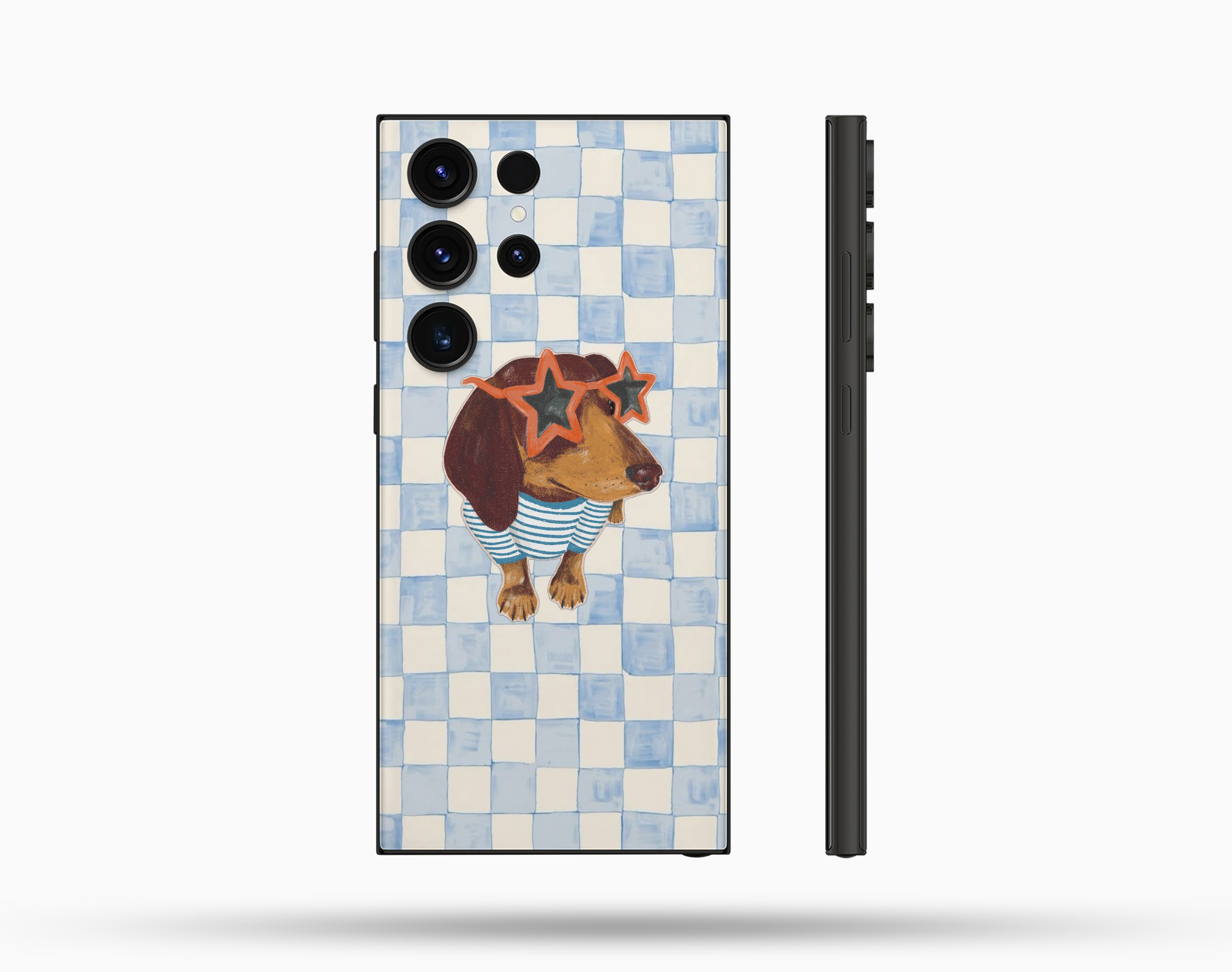 Style Dog Desenli İçi Kadifeli Telefon Kılıfı N87