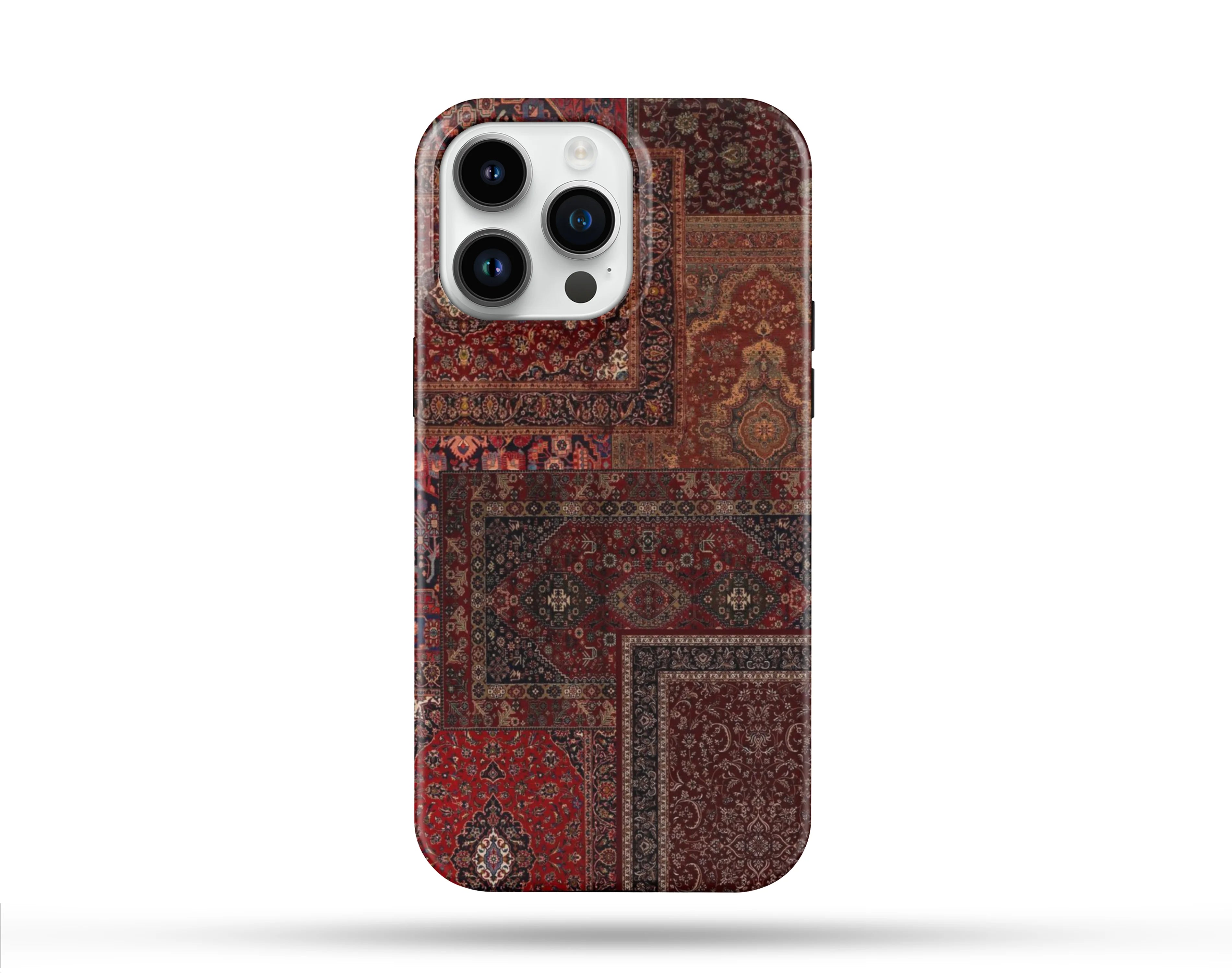 Vintage Desenli İçi Kadifeli Telefon Kılıfı N102