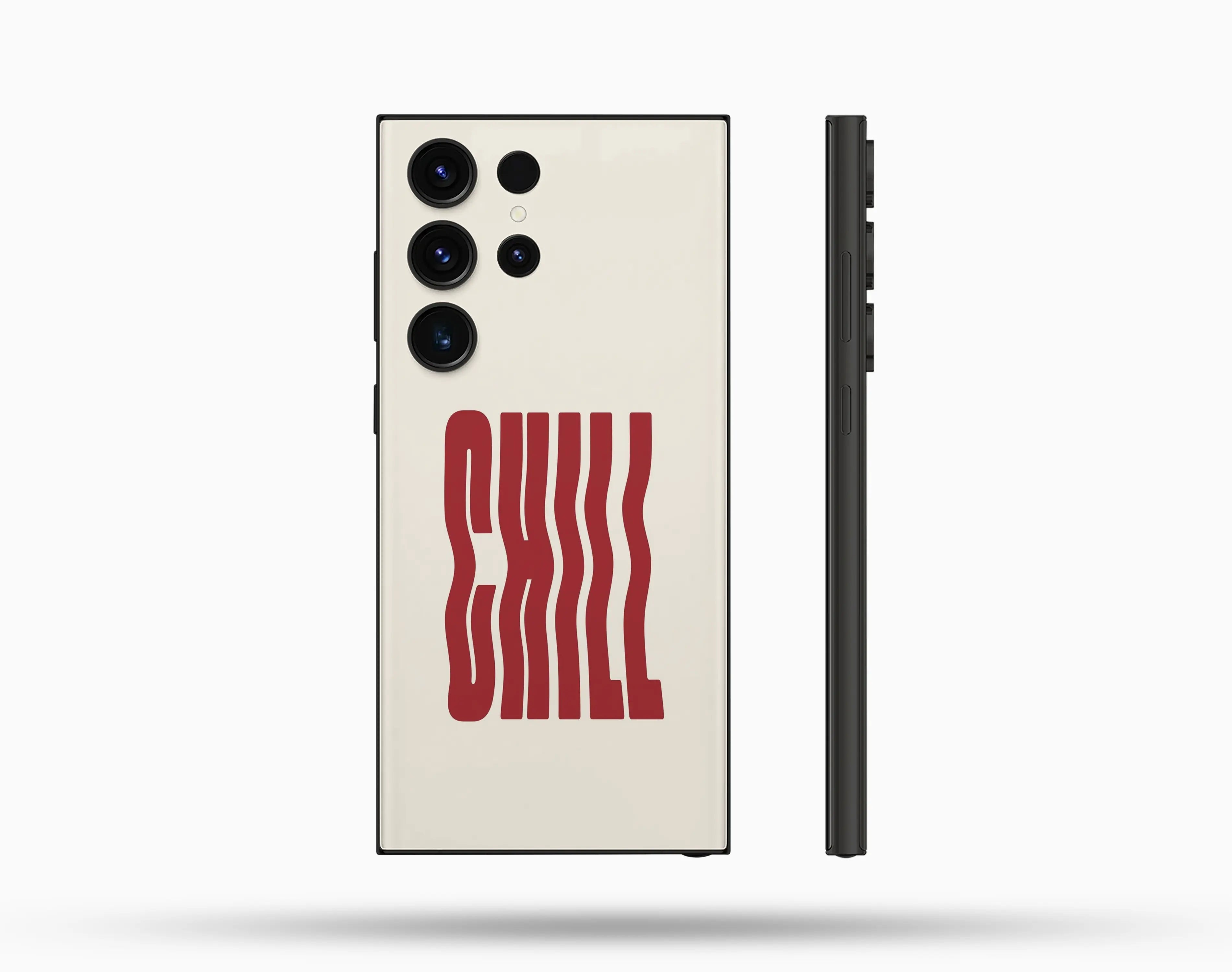 Chıll Desenli İçi Kadifeli Telefon Kılıfı N11