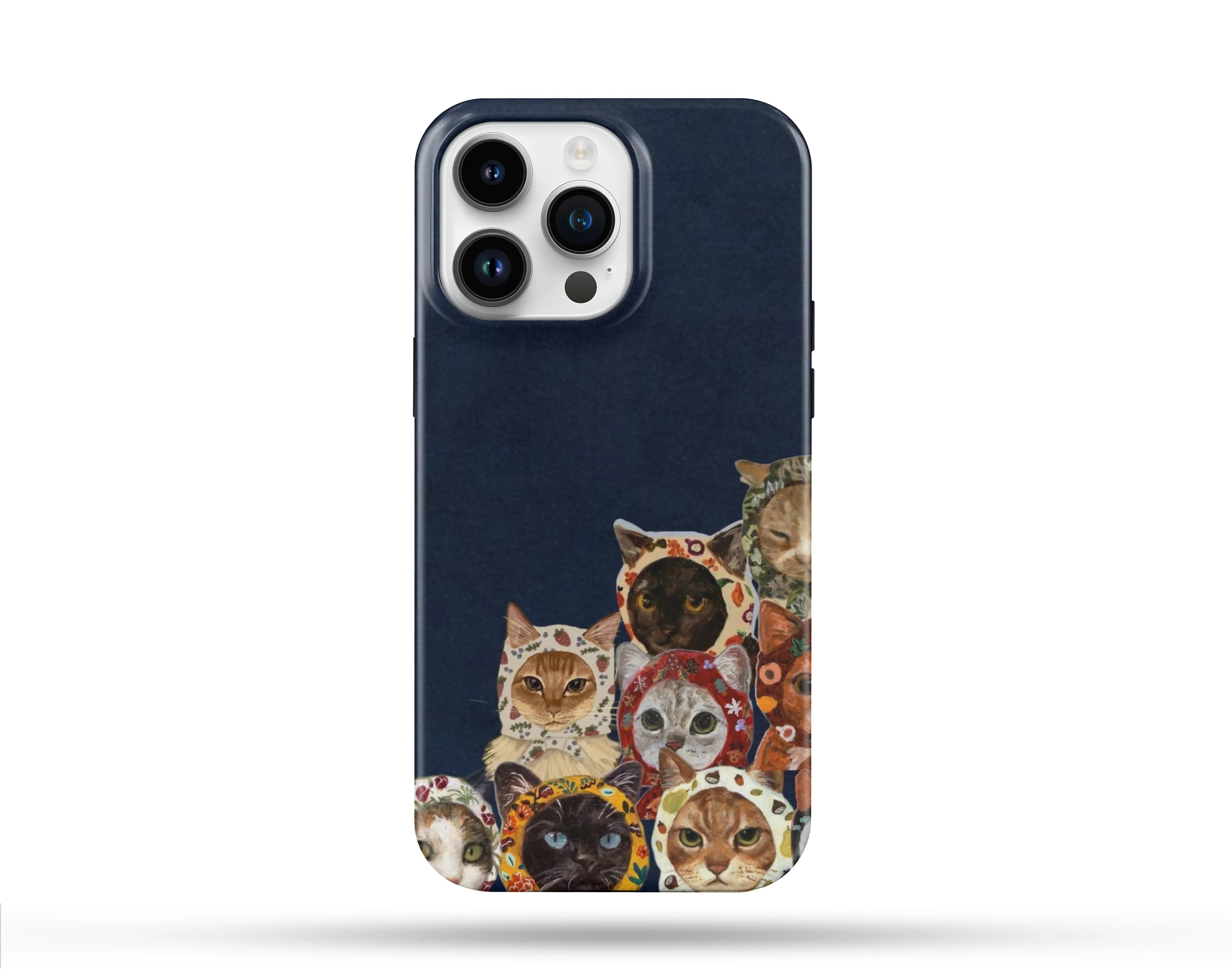 Cute Cat Desenli İçi Kadifeli Telefon Kılıfı 2 N124