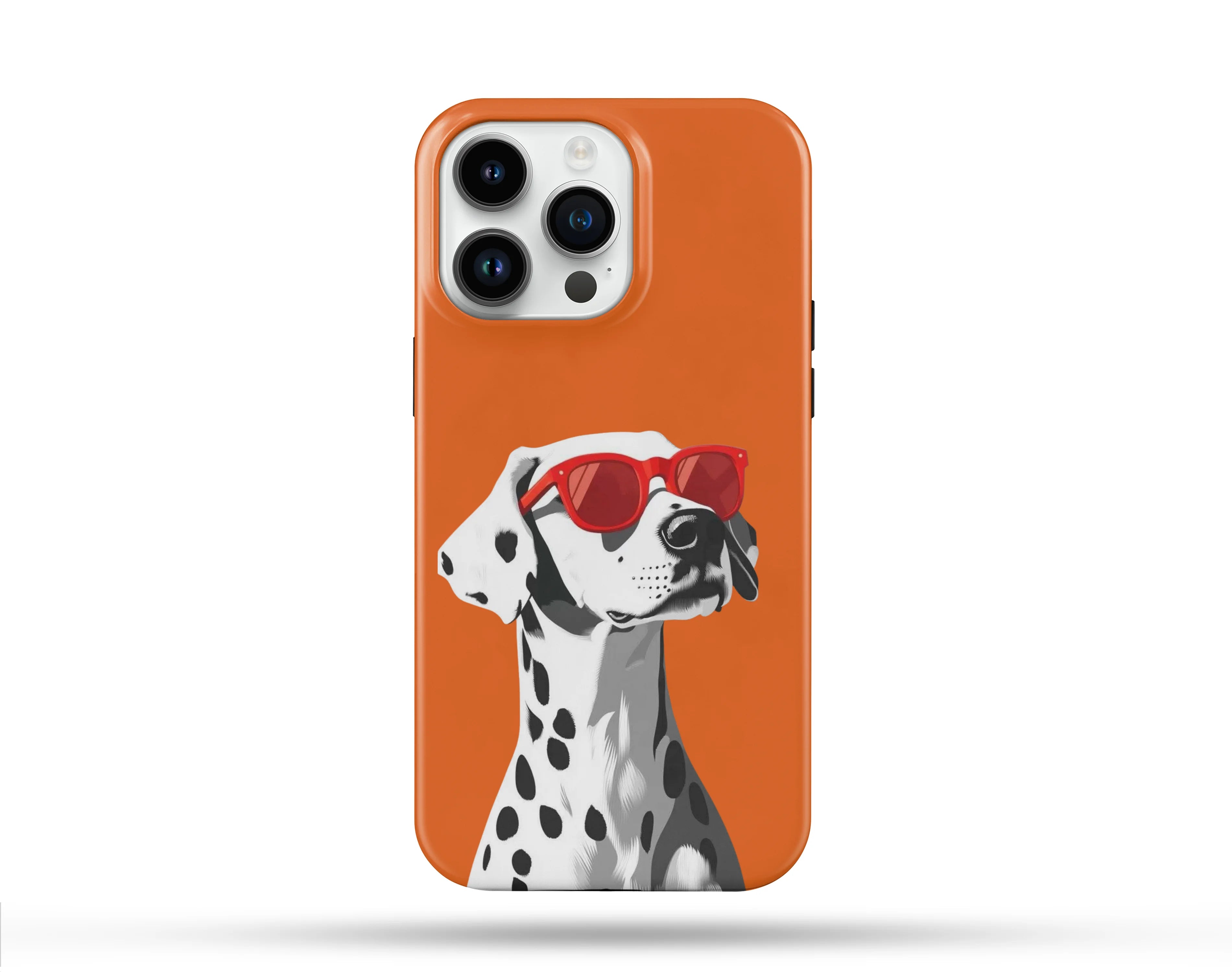 Dog With Glasses Desenli İçi Kadifeli Telefon Kılıfı N36