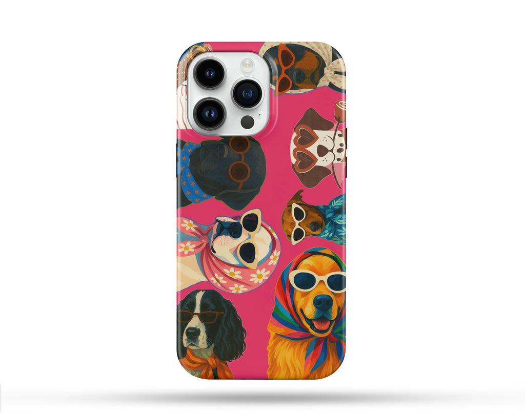 Dog Desenli İçi Kadifeli Telefon Kılıfı N46