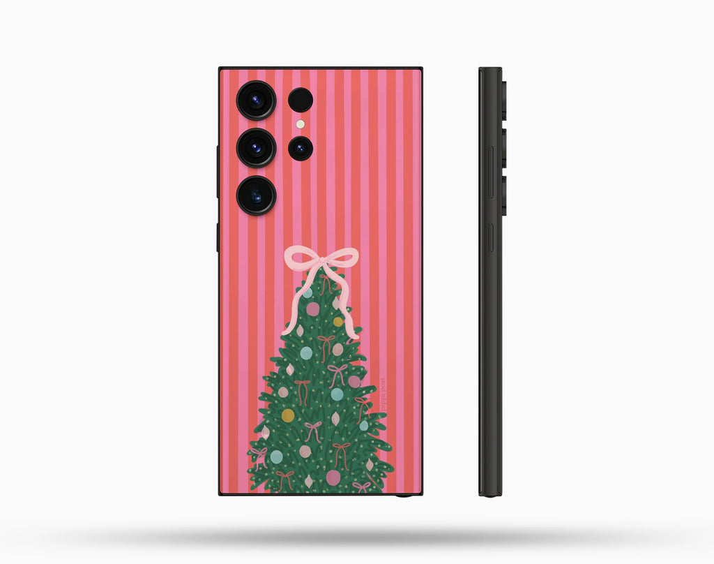Christmas Desenli İçi Kadifeli Telefon Kılıfı N56