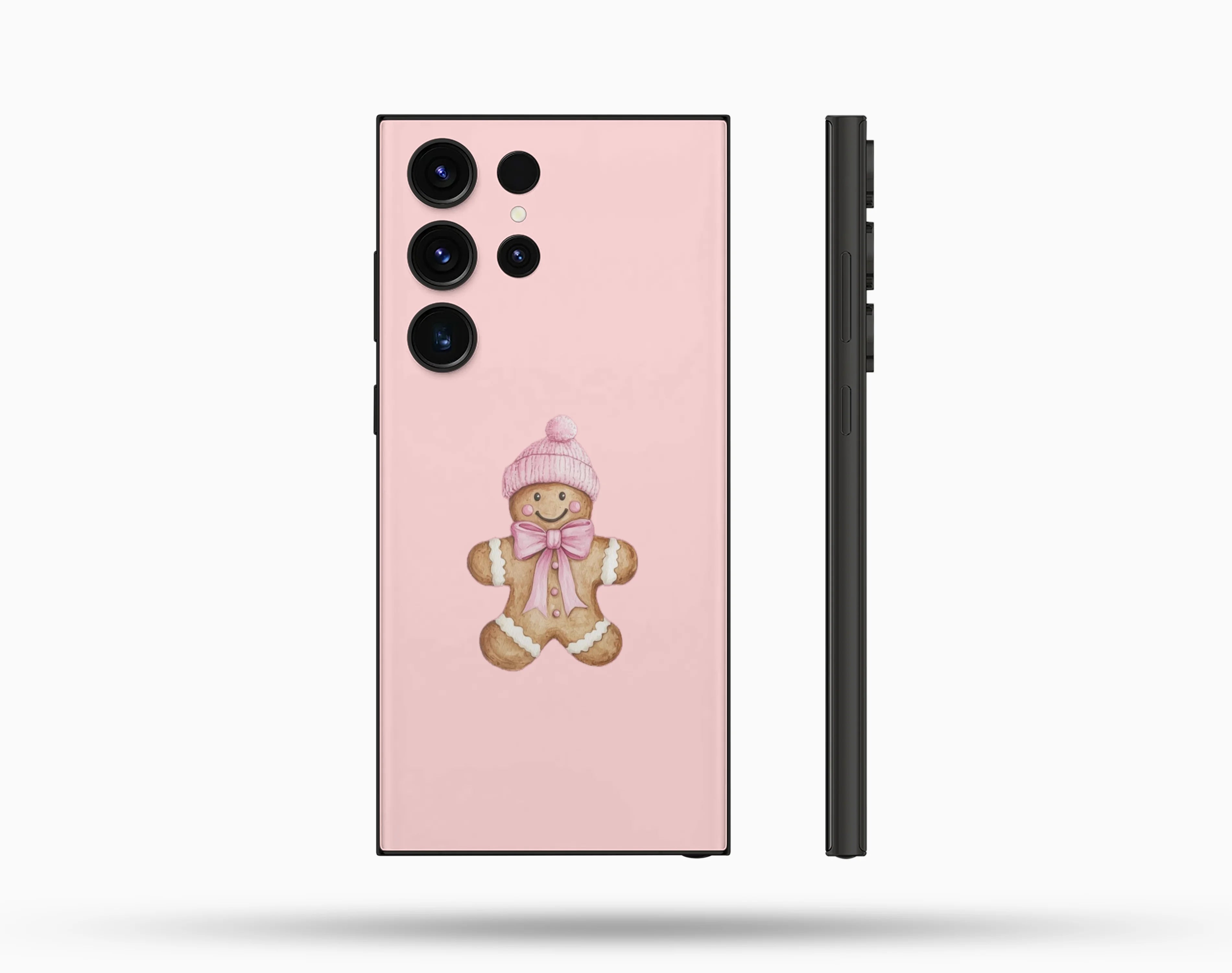 Cookie Desenli İçi Kadifeli Telefon Kılıfı N58