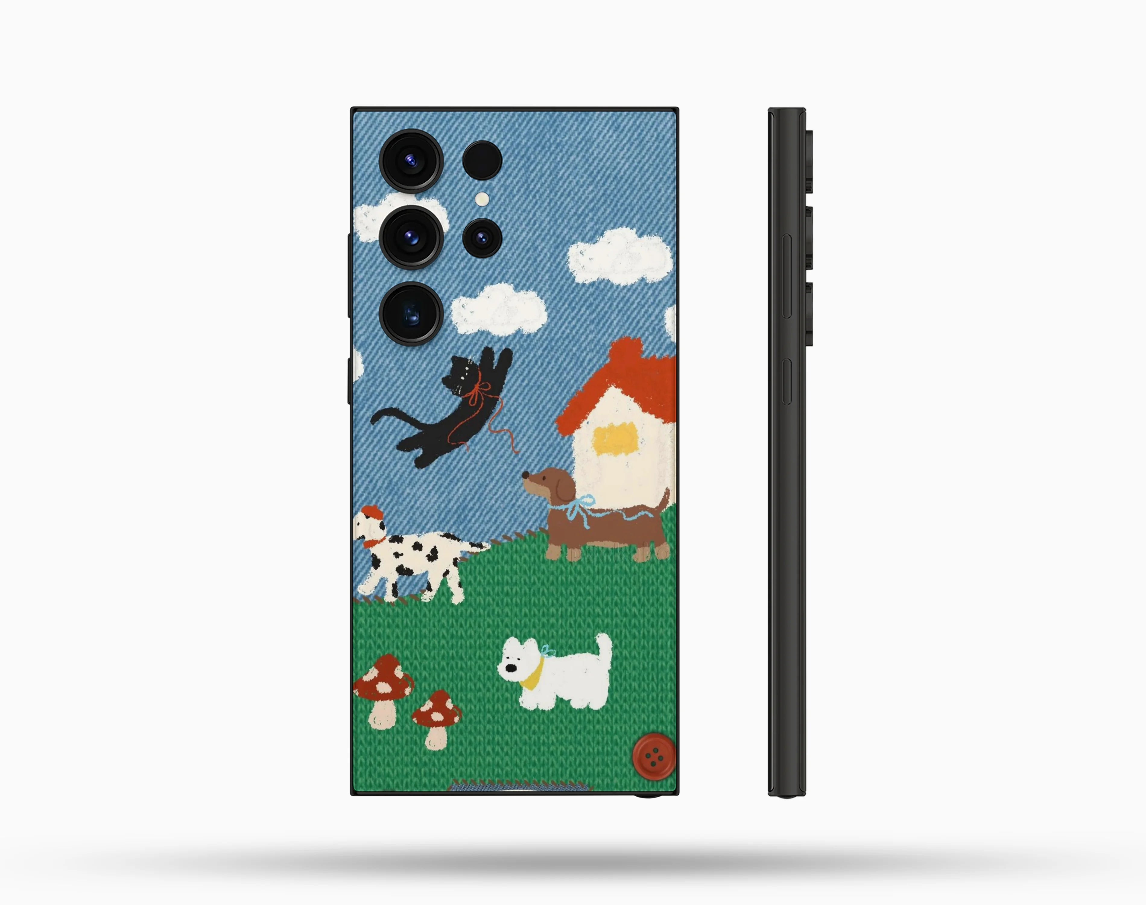 Animal Desenli İçi Kadifeli Telefon Kılıfı N81